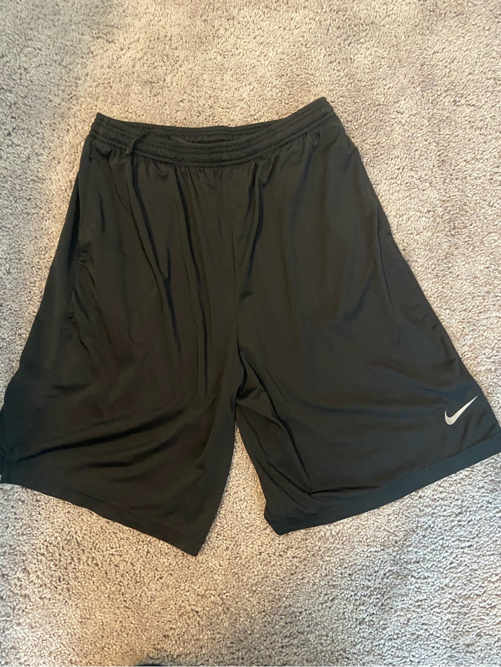 Nike Dri Fit Mens Basketball Shorts Size Medium Black